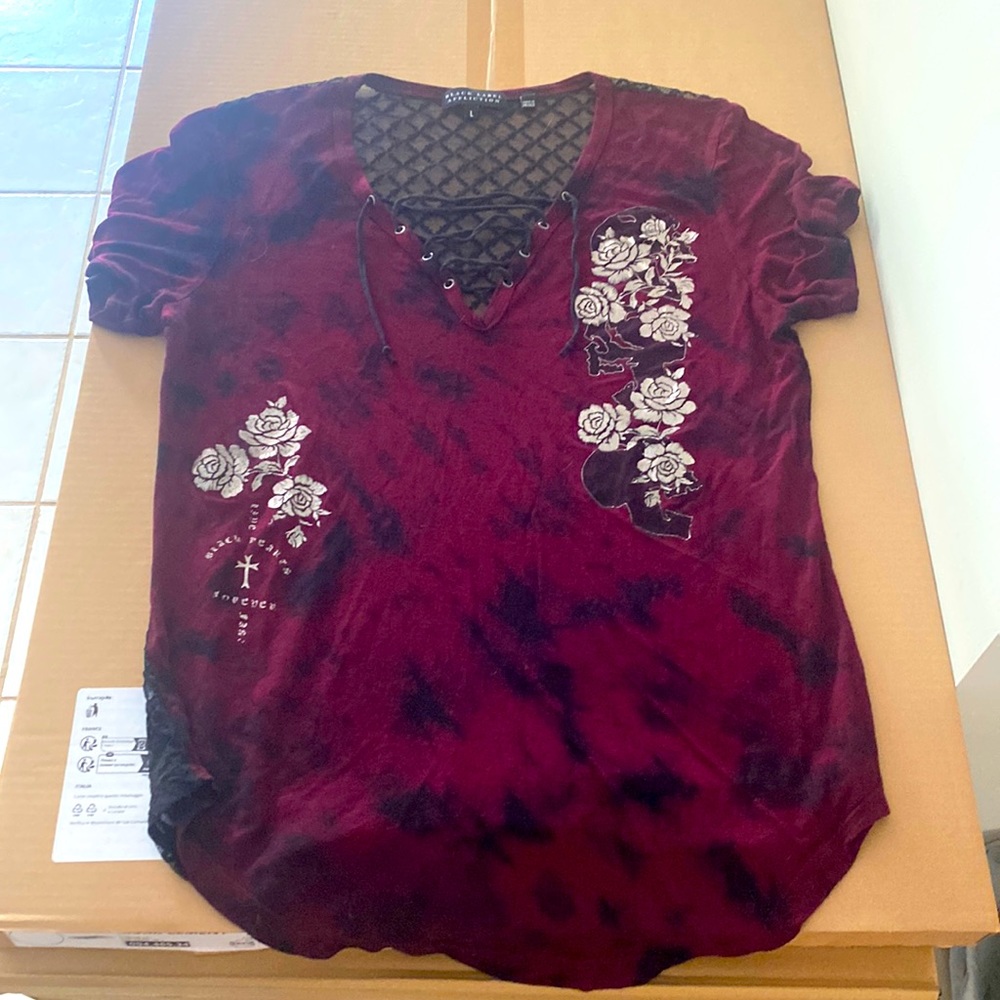 Affliction women’s size large tee